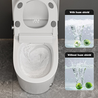 Toilette intelligente de haute qualité avec siège chauffant et lavage féminin, télécommande, céramique, garantie 5 ans