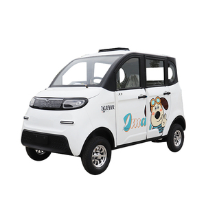 KEYU Autos Eléctricos de Baja Velocidad, <span class=keywords><strong>Cuatro</strong></span> Puertas, <span class=keywords><strong>Cuatro</strong></span> Asientos, para Adultos, Auto Eléctrico Pequeño de 4 Ruedas - Product Image 1