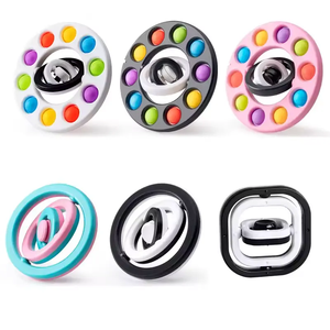 ZG Rotation Du Bout Des Doigts Gyro Bulle Fidget Jouet Bulle Plat Éducatif Pousser Bulle Jouet De Bureau Fidget <span class=keywords><strong>Spinner</strong></span> - Product Image 3