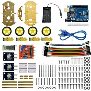 Kit de Coche Robótico DIY OKY5018, Kit de Iniciación con Señales de Giro, Kit de Coche Educativo de Programación - Product Image 1