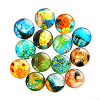 Cleamcleam-dôme en verre semi-circulaire, souvenir en verre, bon marché, poids 10mm 20mm 58mm
