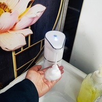 Dispensador de Jabón Recargable de 350 ml, Dispensador de Desinfectante de Manos Automático, Sin Contacto, de Pared, de ABS, en Oferta