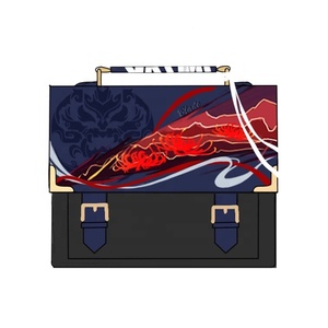 Personalizado Genshin Impact itabag Jk uniforme Lolita Cambridge bolso Pu bolso portátil Stachelbags Crossbody mochila Impresión de dibujos animados - Product Image 3