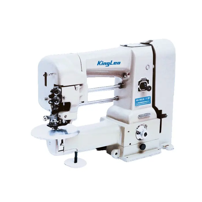 Enkele draad blind stitch overstag machine