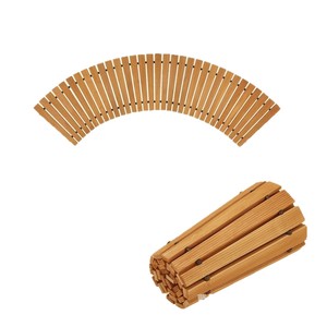 Wooden Outdoor Walkway Interlocking <b>Decking</b> Irregular Shape <b>Anti</b> <b>Slip</b> Garden Patio Flooring Rustic Design - Product Image 3