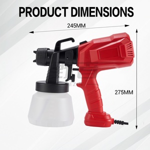 <span class=keywords><strong>Pistolet</strong></span> pulvérisateur électrique HVLP filaire de <span class=keywords><strong>haute</strong></span> qualité 400W 1000ml avec buse en cuivre – Le meilleur de Chine pour le bricolage - Product Image 2