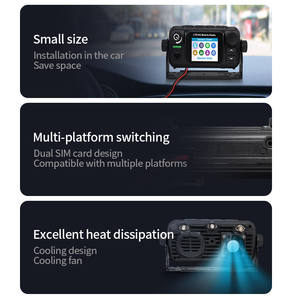 Radio mobile 4G LTE pour <span class=keywords><strong>taxi</strong></span>, radio VHF UHF PoC, radio mobile ET-A770, réseau mobile, émetteur-récepteur mobile, radio de véhicule, talkie-walkie - Product Image 5