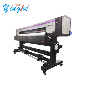 YH 1900C Industrial Digital Inkjet Large Format <b>Printer</b> I1600 Eco Solvent <b>Printer</b> Banners Tarpaulin Vinyls Printing Machine - Product Image 4
