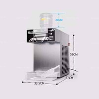 Machine à glace pilée et à flocons de neige automatique à haute productivité, en acier inoxydable 304, pour usage commercial, différentes couleurs disponibles