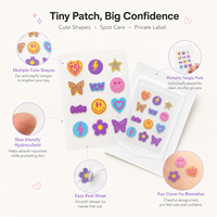 Patchs Hydrocolloïdes Anti-Acné en Gros, Invisibles, avec Extraits de Plantes Naturelles, Adhésifs et Imperméables
