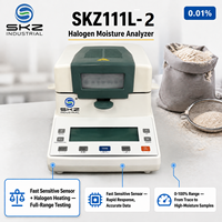 Analyseur d'humidité halogène de laboratoire SKZ111L-2 à haute précision (0,04 %, 2 mg), capteur rapide et sensible, chauffage halogène, plage complète 0-100 %