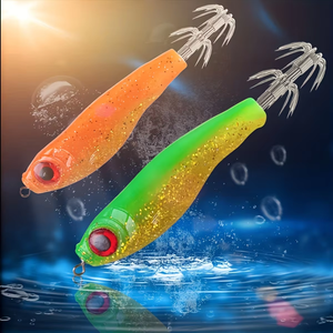 2 Pezzi Esche <span class=keywords><strong>Artificiali</strong></span> Galleggianti Luminose per Calamari, Esche da <span class=keywords><strong>Pesca</strong></span> per <span class=keywords><strong>Seppie</strong></span> EGI, Esche per <span class=keywords><strong>Pesca</strong></span> in Mare, Vendita all'Ingrosso - Product Image 5
