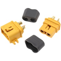 Connecteurs Amass XT60L-F/M en laiton pour modèles RC, XT60, anti-desserrage, sécurisés, mâle et femelle, pour avions et drones