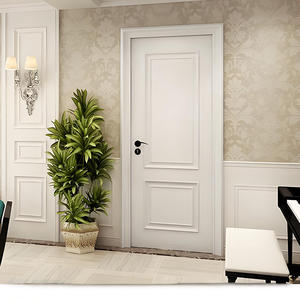 Puertas de Madera Maciza para Dormitorio, Color Marrón Claro, Personalizadas, Interiores, Entrada, Insonorizadas, con Manija de Metal - Product Image 6