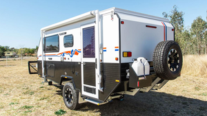 Ecocampor Pop Top Camper en aluminium avec frein électrique <span class=keywords><strong>pour</strong></span> le camping tout-terrain et les aventures en plein air avec un <span class=keywords><strong>auvent</strong></span> - Product Image 2