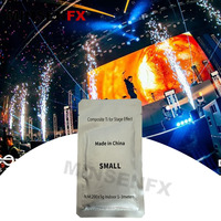 Poudre d'étincelles pour feux d'artifice à flamme froide MIINSENFX, 200g de poudre de titane pour machine à étincelles froides, idéale pour les fêtes et événements de mariage