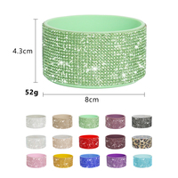 PAISEN Diamant Brillant Silicone Botte pour Tasse Anti-dérapant Manchon pour Bouteille d'Eau Fond Botte Tasse Protecteur Manchon Couverture Bottes