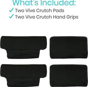 2024 <strong>Crutch</strong> Underarm <strong>Pad</strong> and Hand Grip Covers Sculpted Memory Foam Cores <strong>Crutch</strong> <strong>Pad</strong> Crutchs Accessories - Product Image 2