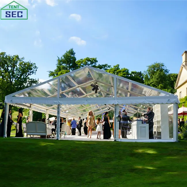 2023 Luxury Outdoor White wedding large tents 5x10 20x30 20x40 event marquee party wedding large tent