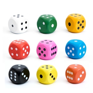 Nhà Máy Bán Buôn Nguyên Liệu Tự Nhiên Bằng Gỗ D6 Xúc Xắc 14Mm Cổ Cán Hội Đồng Quản Trị Trò Chơi Xúc Xắc Với Điểm - Product Image 6