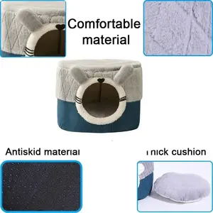 Nido Ultra Cómodo para Gato, Cama para Perro, Bonita Calabaza, Acogedora, Curl Up, Durable, Cama de Lujo para Gato, Nido para Mascotas - Product Image 4