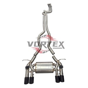 ท่อไอเสียแคทแบ็ค Vortex สแตนเลสแบบวาล์วทรอนิกส์ ความยาวเท่ากัน สำหรับ BMW F80 F82 M3 M4 ปี 2014 ถึง 2018 ท่อแต่ง - Product Image 1