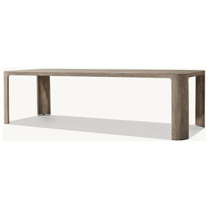 Мебель для патио, ресторана, широкий дизайн, стул, стол, твердый деревянный Тиковый обеденный набор на открытом воздухе - Product Image 3