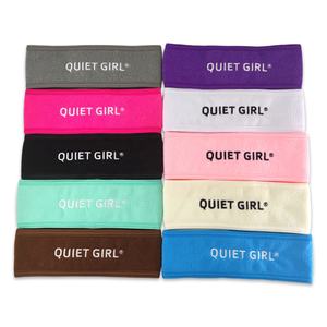 شعار مخصص ماكياج الوجه عصابة رأس اليوغا حمام غسل الوجه التفاف الرأس سبا الرياضة الجمال ماكياج عصابات الشعر - Product Image 2