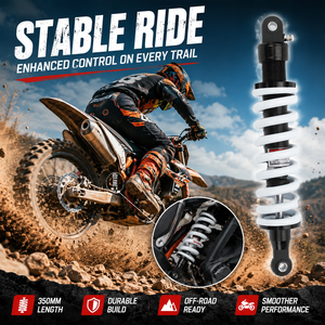Amortiguador Trasero de Gas para Motocicleta de 350 mm y 1000 LBS, Suspensión para Motocross, Motocicleta Todoterreno, ATV, QUAD, Accesorios - Product Image 2
