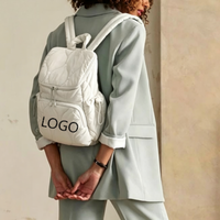 Sac à dos à couches matelassé et imperméable en polyester pour jeunes mamans, idéal pour l'hôpital et les trajets quotidiens