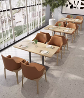 Combinaison personnalisée de canapé, table et chaises en rotin tressé pour restaurant, café ou boutique sur le thème de l'Asie du Sud-Est – Collection XY Western Restaurant