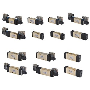 Válvula <span class=keywords><strong>Solenoide</strong></span> Neumática de Aluminio de <span class=keywords><strong>5</strong></span>/<span class=keywords><strong>2</strong></span> Vías, Marca KLQD, 4V110-06 - Product Image 3