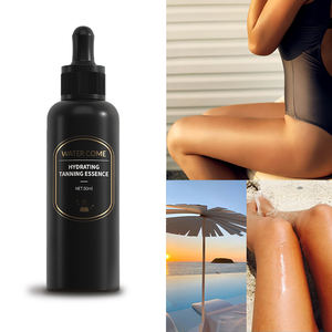 Gouttes bronzantes profondes et foncées pour le visage et le corps, huile biologique, autobronzant sans soleil, sérum bronzant pour le corps - Product Image 2