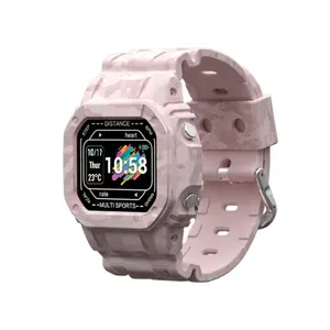 I2 SmartWatch Heart Rate Tekanan Darah Tidur Pemantauan Informasi Push Olahraga Smart Watch Pria Wanita untuk Iphone Huawei