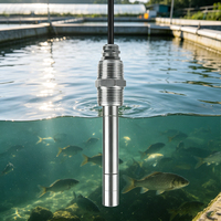 Sonde de surveillance écologique du débit d'oxygène dissous (DO) 0-20mg/L 0-50mg/L pour l'évaluation de la santé des rivières et du niveau d'oxygène