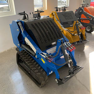 Gratis verzending 900kg Mini Crawler Skid Steer Loader Stand-On Aanbouwdelen China's Dingo Wiellader Motor Hoge Lastmoment - Product Image 4