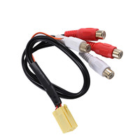 Cable de Audio Mini ISO de 6 Pines a 4 RCA para Radio Blaupunkt de VW y Audi