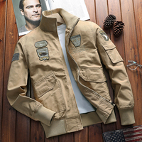 Vestes pour hommes TONGYANG, vert kaki noir, veste d'automne et d'hiver, cargo, grande taille, vêtements décontractés pour hommes
