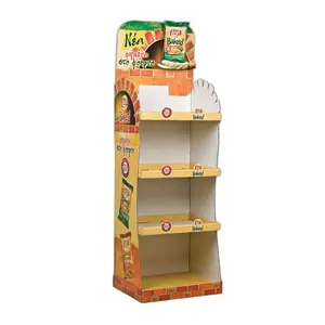 Cardboard Displays Shelf Greener Board Shelf Cardboard Support Customized Hot Sale Corrugated Paper Retail Display Units