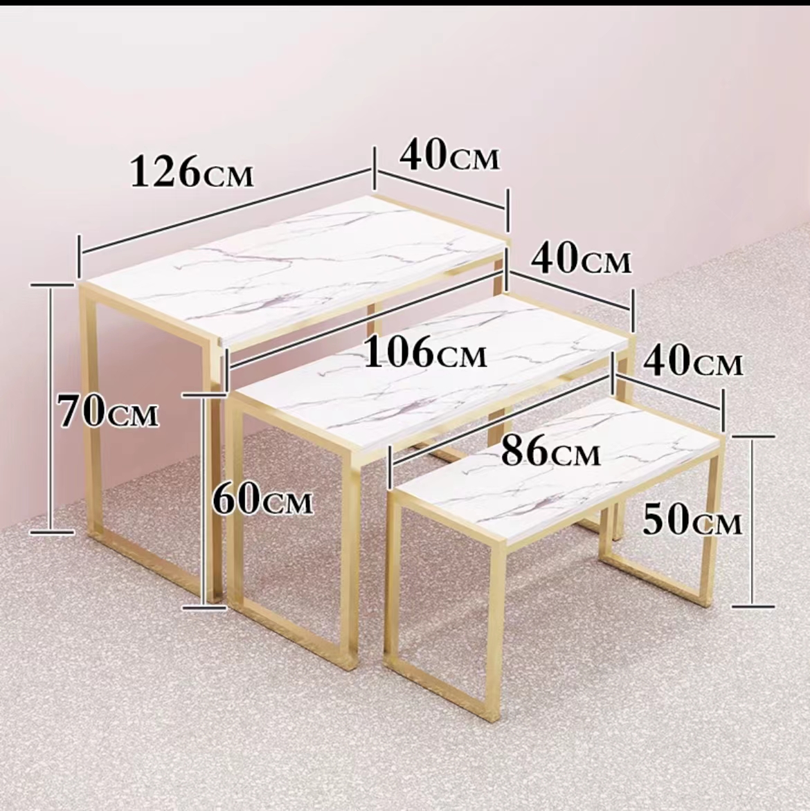 A5: L:80 * W:40 * H:50CM L:100 * W:40 * H:60CM L:120 * W:40 * H:70CM