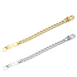Chaîne cubaine en acier inoxydable en gros, bijoux de mode, boucle de ceinture, chaînes à maillons hautement polies, bracelet pour hommes - Product Image 3