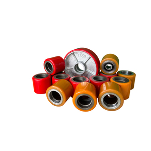 80*70 gang 6204 vòng bi Caster bánh xe 100mm Polyurethane tải con lăn để xử lý các bộ phận bằng xe nâng - Product Image 3