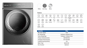 <span class=keywords><strong>Machine</strong></span> à <span class=keywords><strong>laver</strong></span> automatique pour vêtements, grande capacité, qualité supérieure, vente chaude - Product Image 4