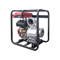 Pompe à eau diesel auto-amorçante haute efficacité 192F avec réservoir d'huile grande capacité pour usage agricole et industriel