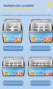 Wice thương hiệu thương mại Kem Tủ đông truy cập, máy nén bền, làm mát đồng đều, đáng tin cậy cho các nhà hàng, cửa hàng ngày hôm nay - Product Image 3