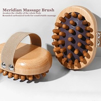 Brosse de massage corporelle en bois pour le soin de la peau, outil de drainage lymphatique, brosse corporelle, masseur anti-cellulite, outil de massage en bois pour la thérapie corporelle