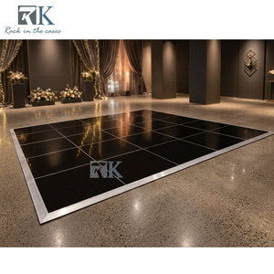 <b>Portable</b> Dance Floor with Flight Cases Elegant Wedding Aluminum Edge - Product Image 2