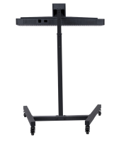 Appareil de luminothérapie rouge portable sur pied avec support métallique renforcé et roulettes pour grand panneau de luminothérapie infrarouge