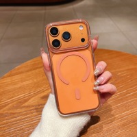 Nueva Funda Magnética Transparente para iPhone 18/17 Pro Max, Carcasa de PC para Samsung S26 Ultra S24 S25 S26+