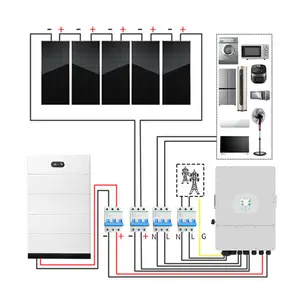 गर्म बिक्री चीनी कारखाने फोटोवोल्टिक सौर ऊर्जा उत्पादन प्रणाली 10kw 50kw 80kw 100kw मोनोक्रिस्टलाइन सिलिकॉन ग्राउंड बढ़ते